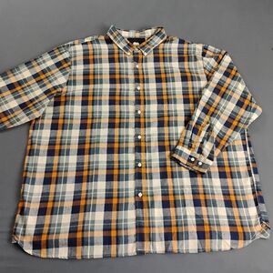 Winston Flannel Shirt Men's Size Plus 3XL Multicolor Plaid Long Sleeves NWT $80